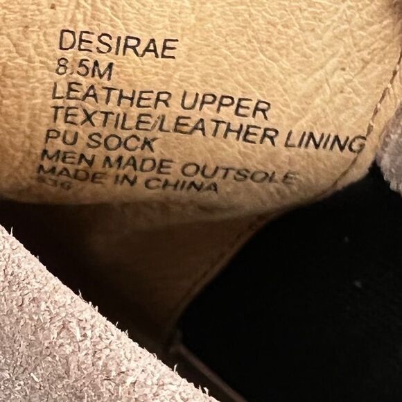 STEVEN BY Steve Madden Desirae Grey Suede Ankle Boots Size 8.5 Medium - Picture 11 of 11